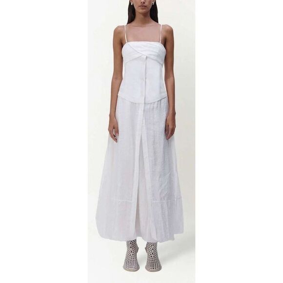 SIMKHAI Ala Corset Sleeveless Dress in White NWT Size 4 - Picture 6 of 16